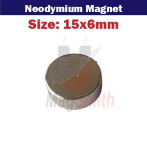 Powerful 15x6mm Disc Magnets | Rare Earth Neodymium