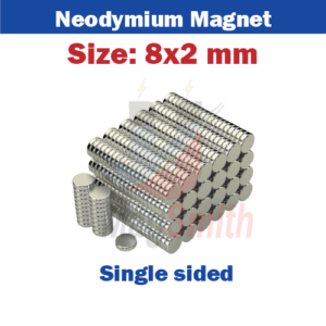 8x2mm Neodymium Disc Magnets