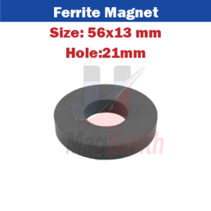 56x13mm ID 21mm Ferrite Ring Magnet