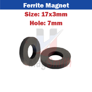 Ferrite Ring Magnet 17x3mm ID7mm - Pakistan Supplier